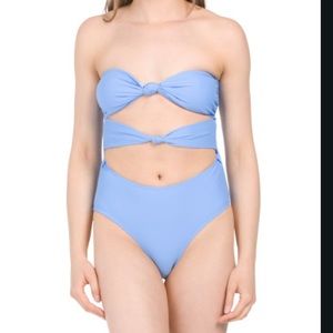 Kiki Rio Knot Front One Piece Swimsuit, Brand New